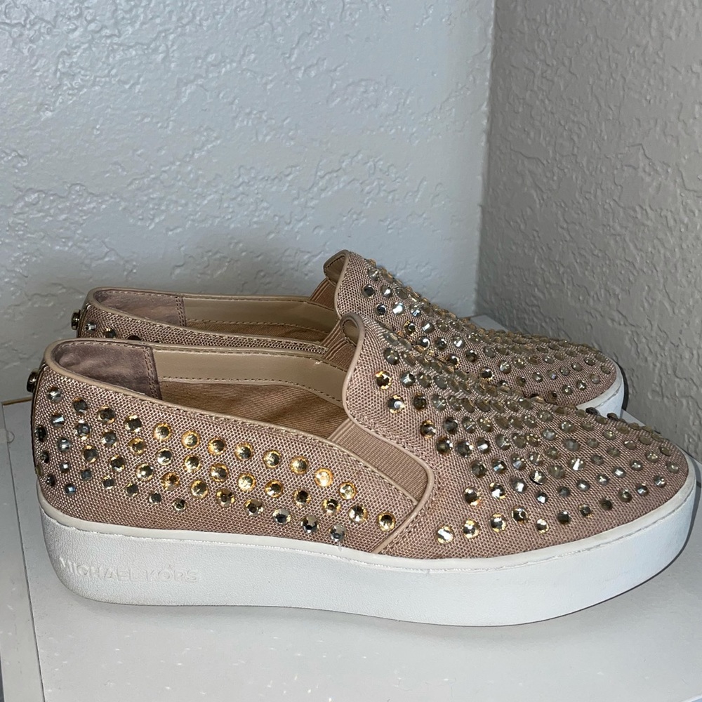 Michael Kors Trent rhinestone studded sneaker